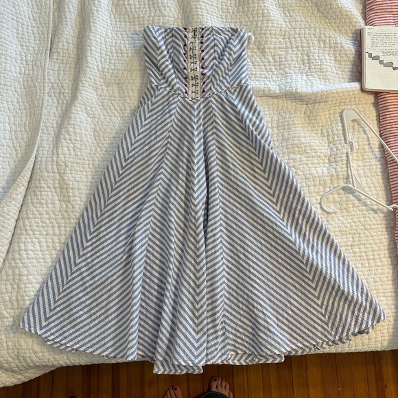 Anthropologie Strapless Dress XS - Picture 3 of 5